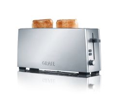 GRAEF 1 Langschlitz-Toaster TO 90 in Silber