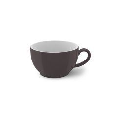 DIBBERN Solid Color Kaffee/Tee Obertasse in Umbra 250 ml