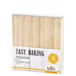 BIRKMANN Holzstiele Easy Baking 100 Stk.
