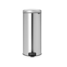 BRABANTIA Treteimer Newicon in Matt Steel Fingerprint Proof 30 Liter