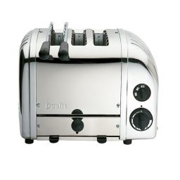 DUALIT NewGen 3 Schlitz-Toaster in Edelstahl + Sandwichzange